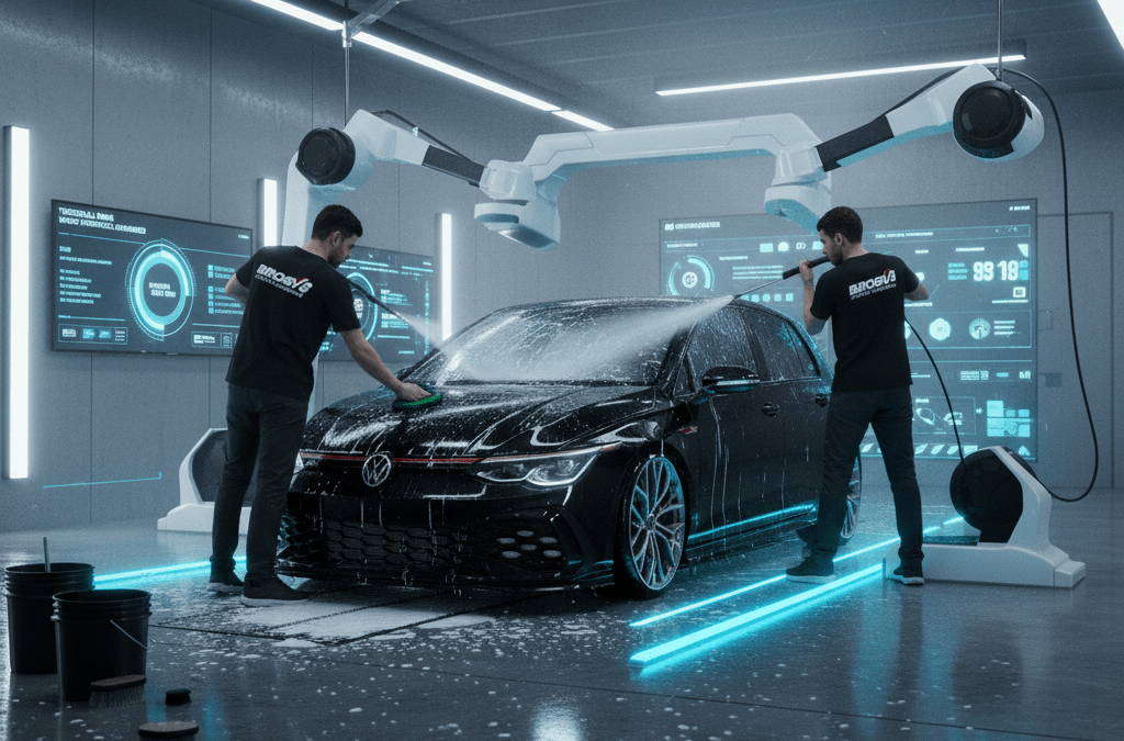 Lavagem técnica carros compactos