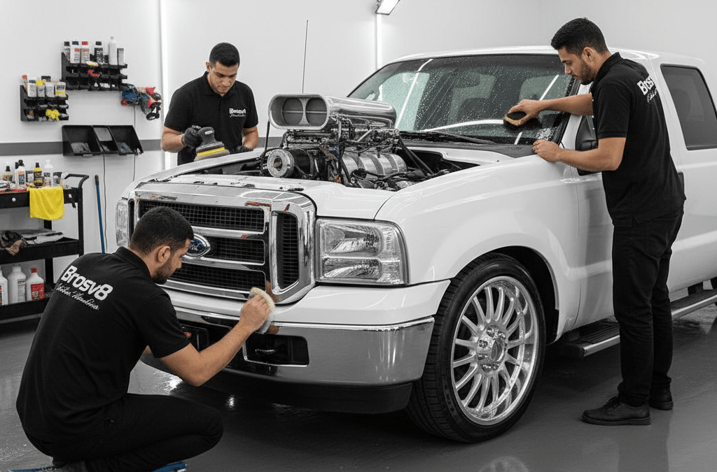 Full detail Brosv8 Pickups